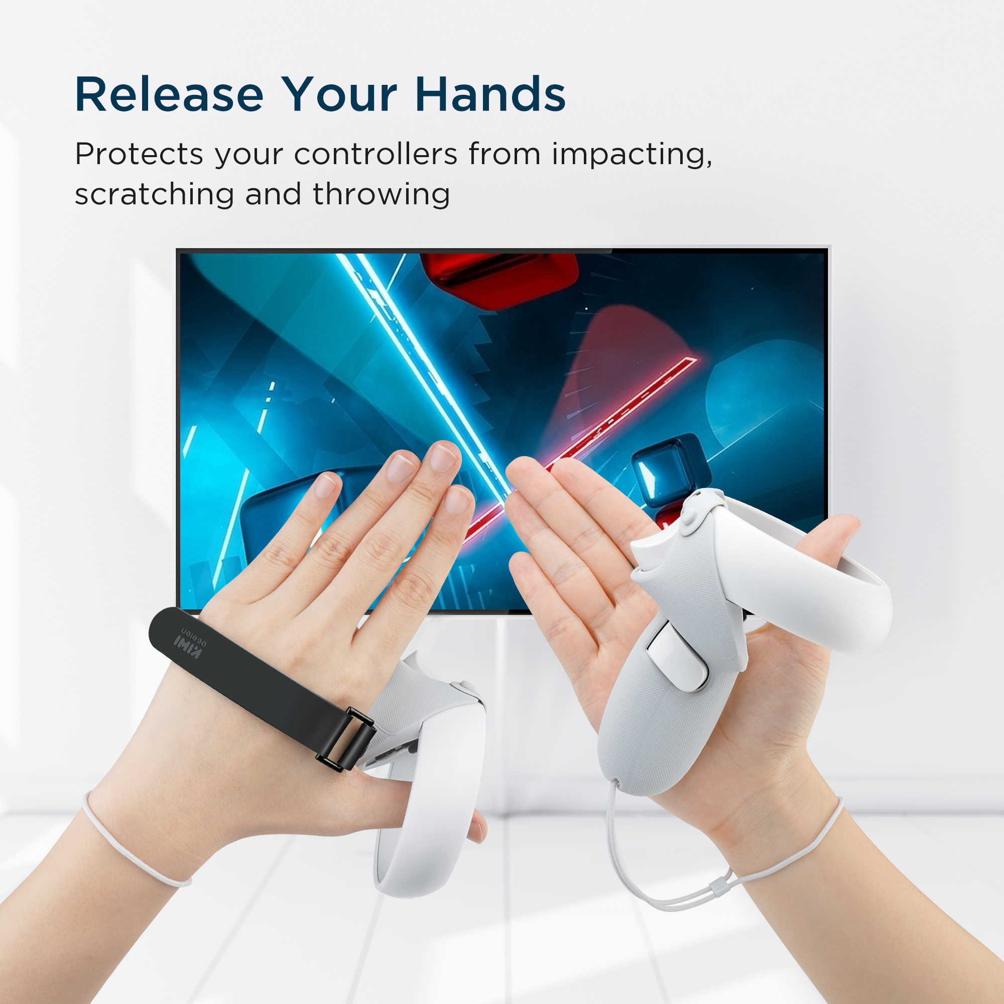 Release Your Hands  Protects your controllers from impacting, scratching and throwing