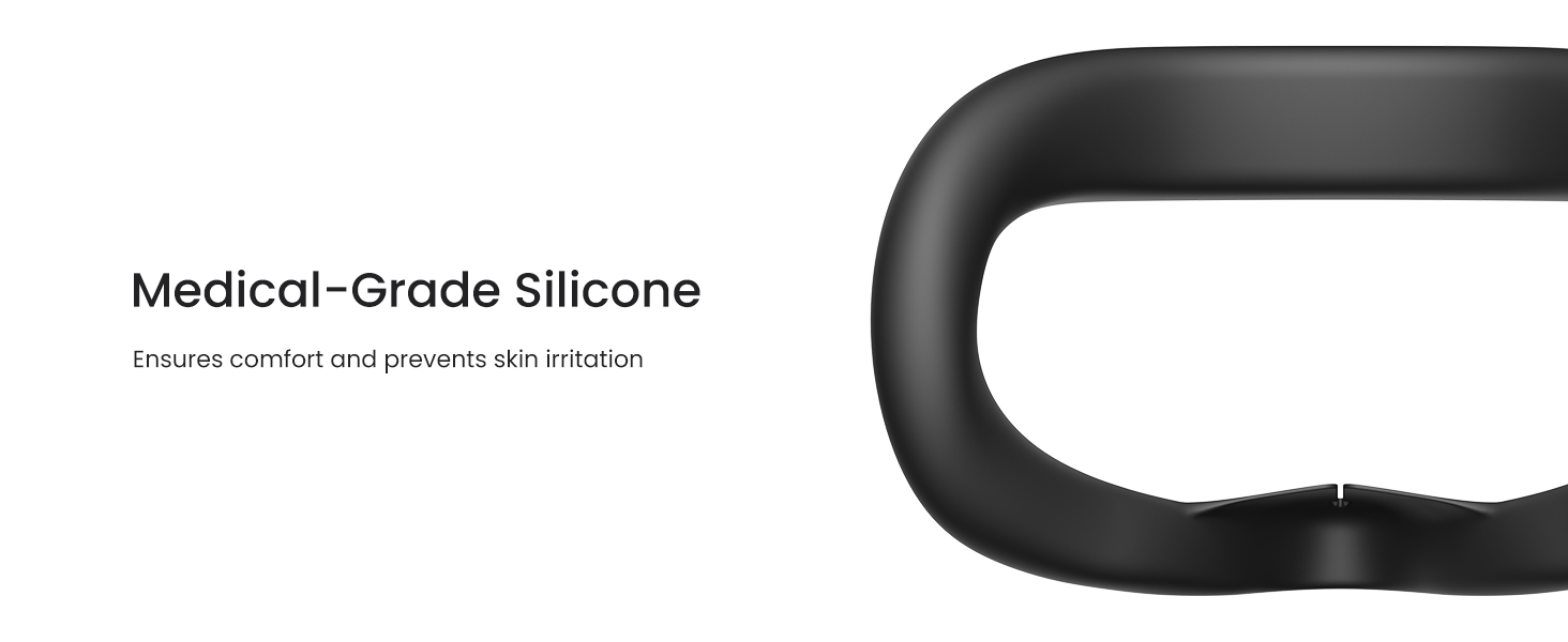 Medical-Grade Silicone  Ensures comfort and prevents skin irritation