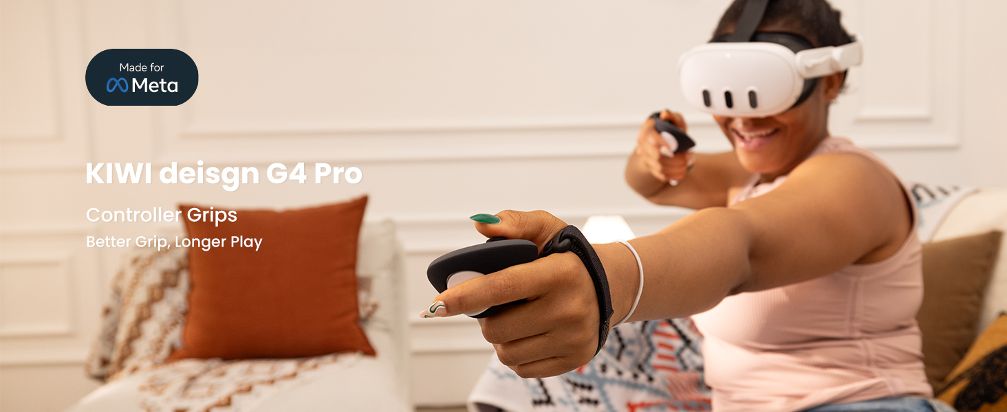 Made fo Meta  KIWI design G4 Pro  Contoller Grips  Better Grip, Longer Play