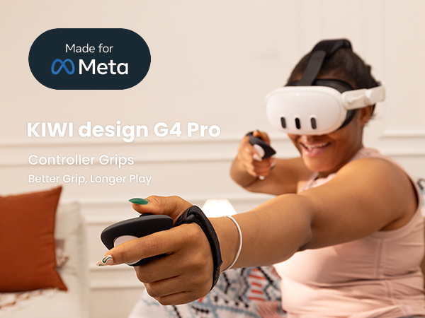Made fo Meta  KIWI design G4 Pro  Contoller Grips  Better Grip, Longer Play