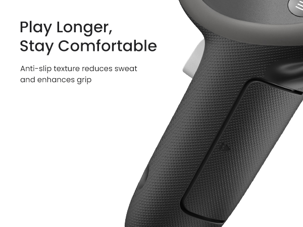 Play Longer, Stay Comfortable  Anti-slip texture reduces sweat and enhances grip