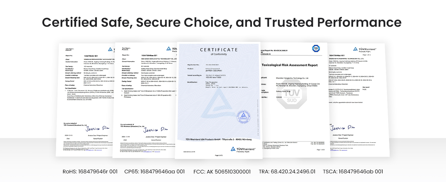 Certified Safe, Secure Choice, and Trusted Performance  RoHS: 168479646c 001 CP65: 168479646aa 001 FCC: AK 506510300001 TRA: 68.420.24.2494.01 TSCA: 168479646ab 001
