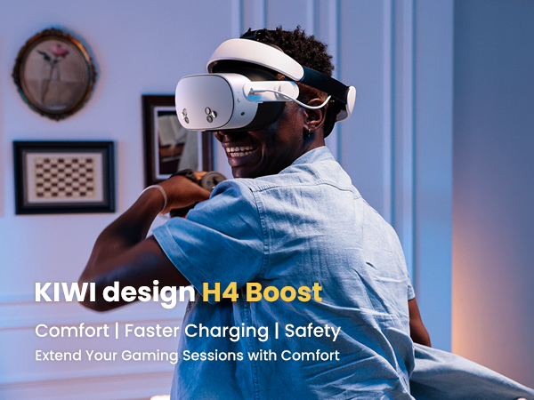 KIWI design H4 Boost  Comfort | Faster Charging | Safety  Extend Your Gaming Sessions with Comfort