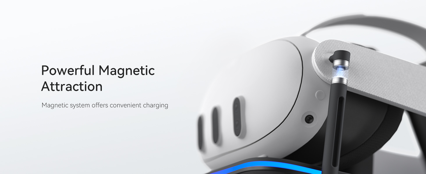 Powerful Magnetic Attraction  Magnetic system offers convenient charging