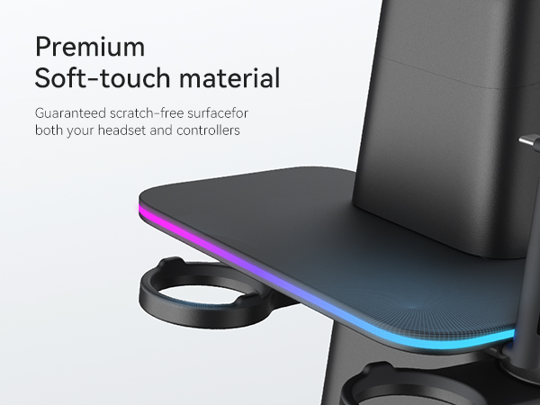 Premium Soft-touch material  Guaranteed scratch-free surfacefor both your headset and controllers