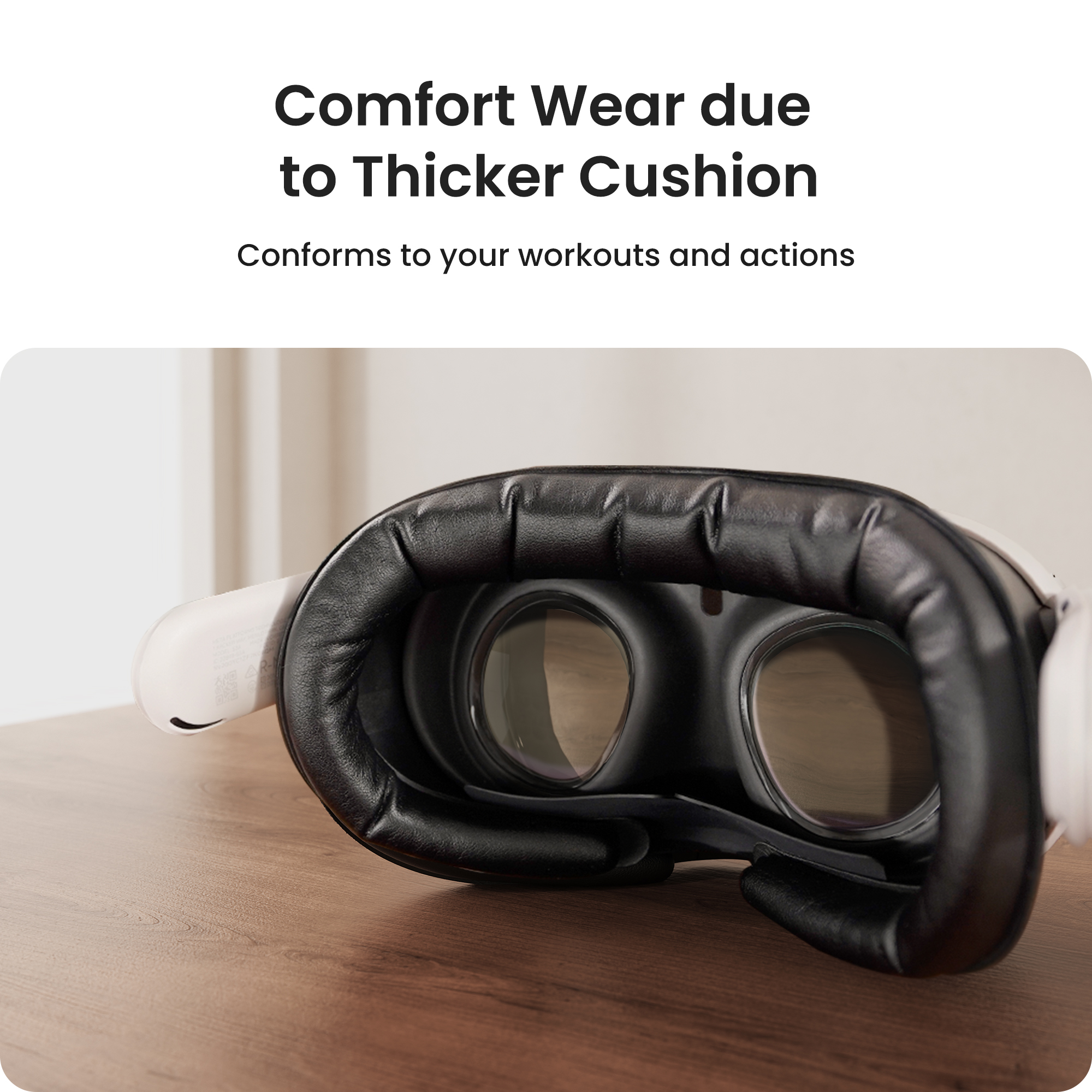 Comfort Wear due to Thicker Cushion  Conforms to your workouts and actions