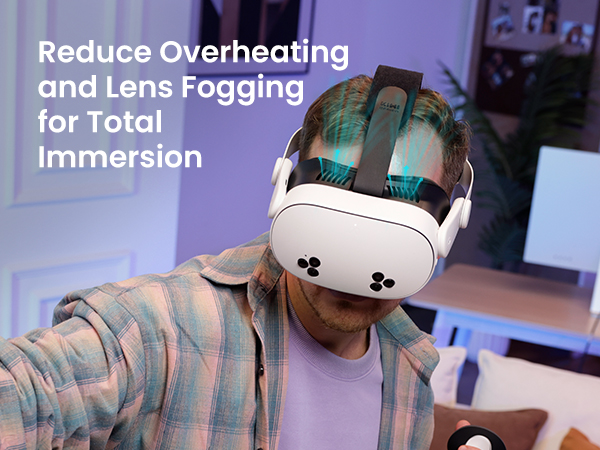 Reduce Overheating and Lens Fogging for Total Immersion